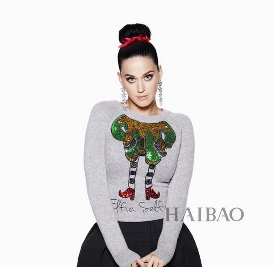 Katy Perry可爱演绎H&M全新假日系列广告